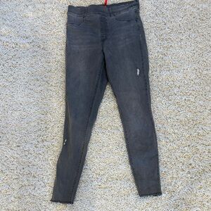 Spanx Gray Skinny Jeans Large Tall